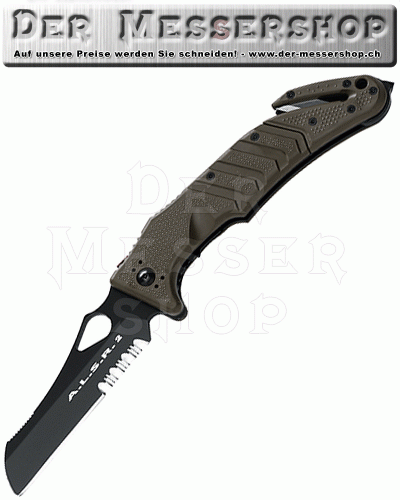Fox MD Rettungsmesser, Modell ALSR 2, Stahl N690Co, Forprene-Sch