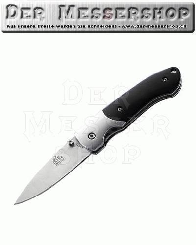 Puma TEC Einhandmesser, AISI 420, Aluminium-Schalen, Clip