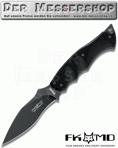 FKMD Einsatzmesser Profili Fixed Blade, Black