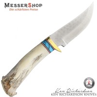 Ken Richardson Knives Fixed Blade Hunter Turquoise