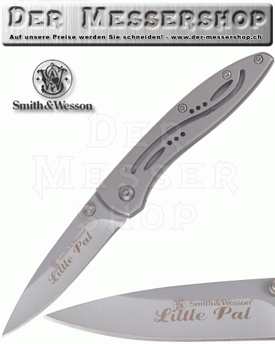 Smith & Wesson Einhandmesser Little Pal silber