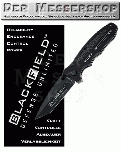 BlackField Evolution Einhandmesser mit Tantoklinge