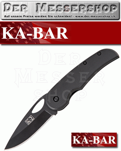 Ka-Bar K-2 Tegu Folder. 4&quot; closed linerlock