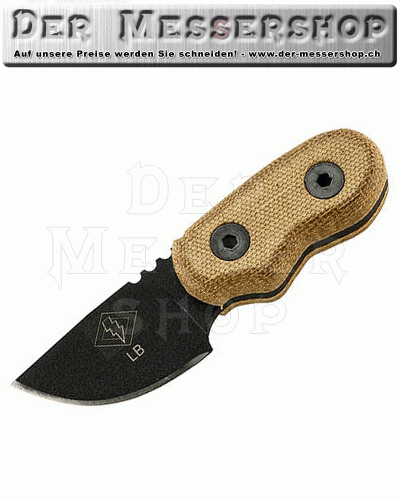 Ontario Neck-Knife, Serie Little Bird, Stahl 1095, Micarta, Kuns