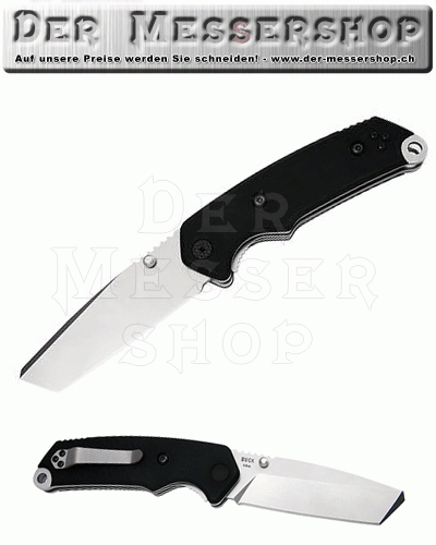 Buck Einhandmesser, Modell Bravo, Stahl 154 CM, G-10-Schalen, Cl