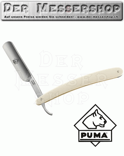 Puma Rasiermesser, Carbonstahl, Kunststoff-Schalen, 5/8 Zoll