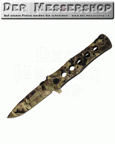 Smith and Wesson Extreme Ops Camo, Stahl 440 A, Aluminium-Schale