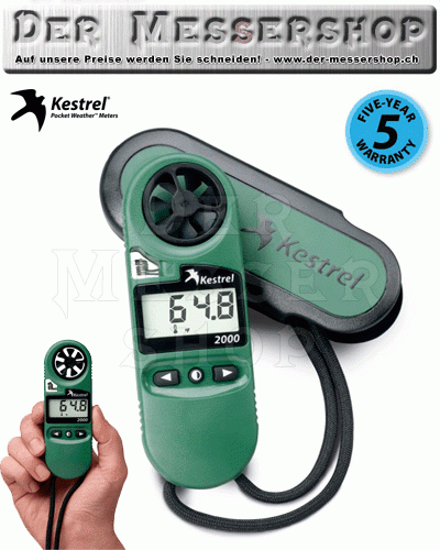 Kestrel 2000 Thermo Windmesser