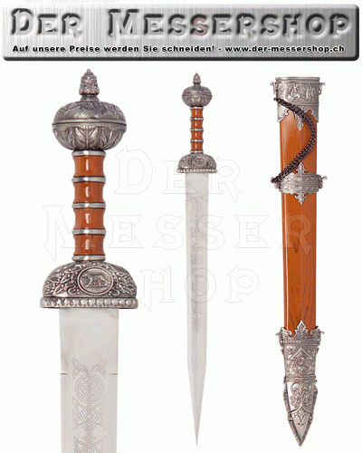 Römisches Gladius-Schwert Mainz mit Scheide