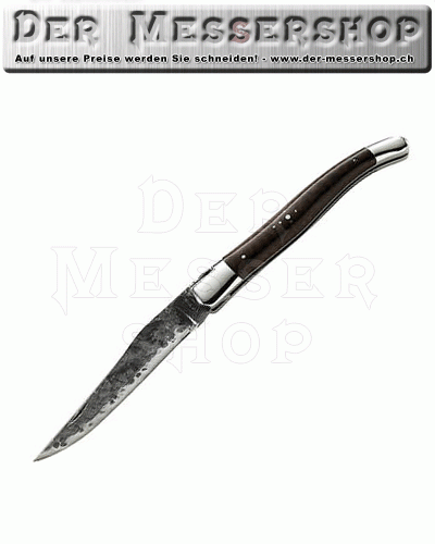 Laguiole-Messer, Stahl 12C27, Schmiede-Design, Amourette-Holz