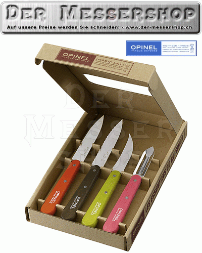 Opinel Küchenmesser-Set, 4-teilig, rostfrei