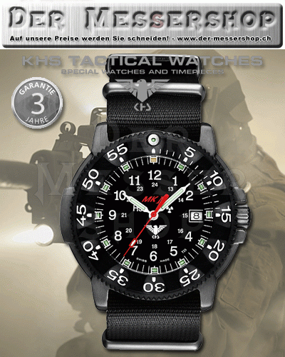 KHS Watch - Tractical Shadow MK II mit Nato-Armband
