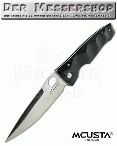 Mcusta Einhandmesser 0121 Black Micarta