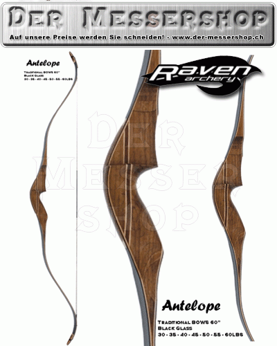 Raven Archery Bogenset I RAVEN Antelope - 60 Zoll - 30-60lbs