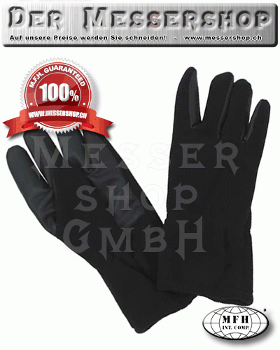 Fleece-Fingerhandschuhe - &quot;Alpin&quot; in schwarz Grösse XL