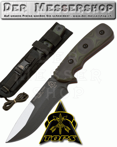 Tops Knives Einsatzmesser Mountain Lion