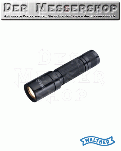 Walther Xenon Tactical Flashlight, 6V 60 Lumen, black