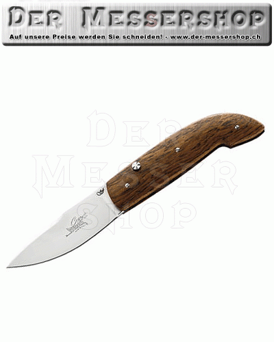 Tecnocut Viper Einhandmesser, Stahl N690Co, Bocote-Holz, Lederet