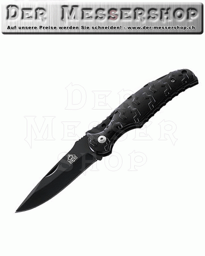 Puma TEC Taschenmesser, AISI 420, Aluminium, schwarz, Clip