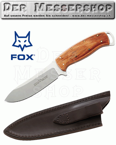 Fox Outdoormesser, Modell Persian Hunter, Stahl N690Co, Tulpenho