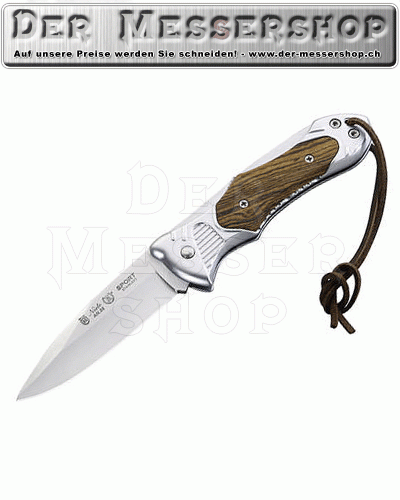 Taschenmesser 2, Stahl AN.58, Leichtmetall, Jacaranda-Holz, Fang