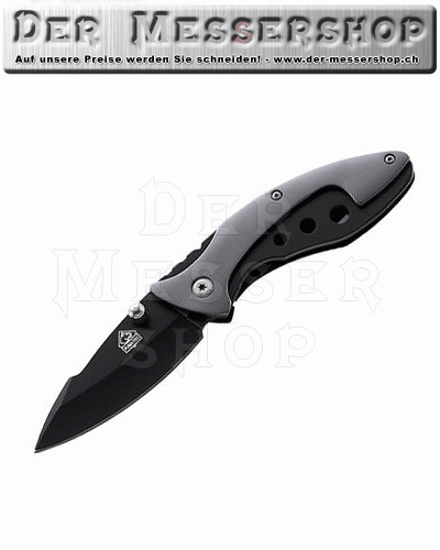 Puma TEC Einhandmesser, AISI 420, Stahl/Aluminium, Clip