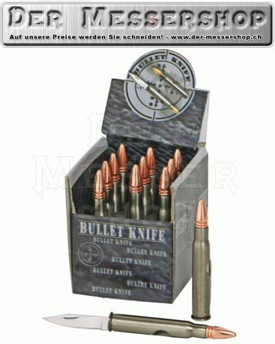 30-06 Bullet Folding Knife