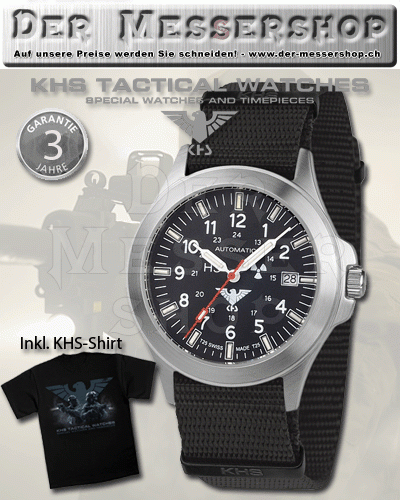 KHS Watch - Armbanduhr Platoon H3 Automatik inkl. Shirt